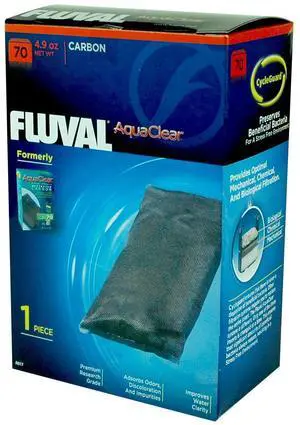 AquaClear 70 Activated Carbon for Aquariums | Improves Water Clarity, Suitable for Freshwater or Marine Aquariums AquaClear 70 Activated Carbon for Aquariums | Improves Water Clarity, Suitable for Freshwater or Marine Aquariums