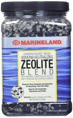 Diamond Blend 50 Ounces, Ammonia-Neutralizing Zeolite And Carbon, Aquarium Filter Media Diamond Blend 50 Ounces, Ammonia-Neutralizing Zeolite And Carbon, Aquarium Filter Media