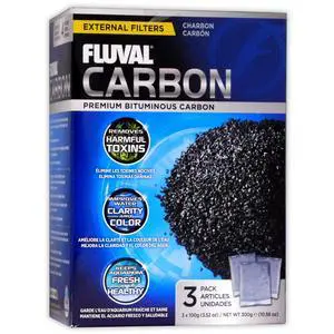 Carbon Filter Media for Aquariums, Premium Bituminous Carbon Inserts, 100-gram Nylon Bags, 3 Count (Pack of 1), A1440 Carbon Filter Media for Aquariums, Premium Bituminous Carbon Inserts, 100-gram Nylon Bags, 3 Count (Pack of 1), A1440