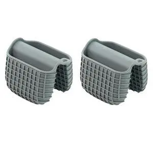 Mini Silicone Oven Mitts Set, Oven Mitts Heat Insulation, Oven Gloves for Kitchen Cooking and Baking, Protecting Fingers Mini Oven Hand Clips are Sold in Pairs(Square-Gray) Mini Silicone Oven Mitts Set, Oven Mitts Heat Insulation, Oven Gloves for Kitchen Cooking and Baking, Protecting Fingers Mini Oven Hand Clips are Sold in Pairs(Square-Gray)