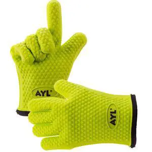 Silicone Smoker Oven Gloves - Extreme Heat Resistant BBQ Gloves - Handle Hot Food on Your Grill, Pit & Turkey Fryer | Waterproof Meat Handling Mitts with Cotton Layer | Ultimate Set + Bonuses Silicone Smoker Oven Gloves - Extreme Heat Resistant BBQ Gloves - Handle Hot Food on Your Grill, Pit & Turkey Fryer | Waterproof Meat Handling Mitts with Cotton Layer | Ultimate Set + Bonuses