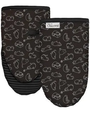 100% Thick Cotton Oven Mitts Ribbed Soft Silicone Cute Cats | Aesthetic Oven Mitts for Women, Machine Washable Non-Slip Kitchen Mitts, Reversible for Both Hands, Stylish Kitchen Decor 100% Thick Cotton Oven Mitts Ribbed Soft Silicone Cute Cats | Aesthetic Oven Mitts for Women, Machine Washable Non-Slip Kitchen Mitts, Reversible for Both Hands, Stylish Kitchen Decor