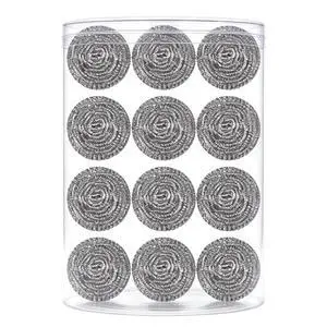 12Pcs Steel Wool Scrubber Pads for Cleaning Dishes, Pans, Pots, Ovens, Grills, Sinks - Stainless Steel Scrubbers for Kitchen, 12 Pack 12Pcs Steel Wool Scrubber Pads for Cleaning Dishes, Pans, Pots, Ovens, Grills, Sinks - Stainless Steel Scrubbers for Kitchen, 12 Pack