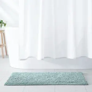 Bathroom Rugs, Extra Soft Absorbent Shag Bath Rugs, Non-Slip Backing, Quick Drying, Machine Washable, Plush Comfort for Bathroom Floor, Tub and Shower, 21" x 34", Seafoam Green Bathroom Rugs, Extra Soft Absorbent Shag Bath Rugs, Non-Slip Backing, Quick Drying, Machine Washable, Plush Comfort for Bathroom Floor, Tub and Shower, 21" x 34", Seafoam Green