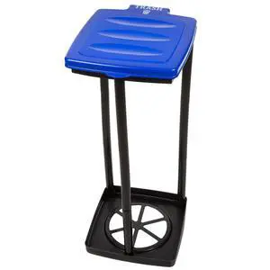Portable Trash Bag Holder Collapsible 13-Gallon Garbage Bin for Indoor/Outdoor Use, Camping, Recycling, and Parties Durable Plastic Trash Can Outdoors (Blue) Portable Trash Bag Holder Collapsible 13-Gallon Garbage Bin for Indoor/Outdoor Use, Camping, Recycling, and Parties Durable Plastic Trash Can Outdoors (Blue)