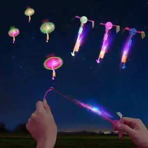 25 Sets LED Flying Set, 25 Slingshot+25 Glow Helicopter-50 Pcs, Flying Toy Outdoor Toys Glow in the Dark Party Supplies Party Favors for Kids 8-12,4-8 25 Sets LED Flying Set, 25 Slingshot+25 Glow Helicopter-50 Pcs, Flying Toy Outdoor Toys Glow in the Dark Party Supplies Party Favors for Kids 8-12,4-8