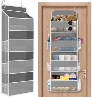 1 Pack Over The Door Organizer Hanging Storage Room Organizer | 40 lb Capacity, Ultra-Sturdy, Foldable, Mesh Design with Clear Window, Space-Saving Organizer for Pantry, Nursery & Closet 1 Pack Over The Door Organizer Hanging Storage Room Organizer | 40 lb Capacity, Ultra-Sturdy, Foldable, Mesh Design with Clear Window, Space-Saving Organizer for Pantry, Nursery & Closet