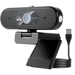 Hprosper 2K Webcam with Microphone, Automatic Light Correction & Privacy Cover, Wide Angle USB Camera for PC, Laptop, Mac, Zoom, Gaming, Streaming, Conference Room, Video Conferencing Hprosper 2K Webcam with Microphone, Automatic Light Correction & Privacy Cover, Wide Angle USB Camera for PC, Laptop, Mac, Zoom, Gaming, Streaming, Conference Room, Video Conferencing