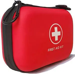 First Aid Kit 196 Piece Waterproof Medical Kit Hard Shell Portable, Red | Waterproof Hard Shell Portable Emergency Kits for Home, Camping, Cars, Hiking, Travel, Outdoor, Adventure First Aid Kit 196 Piece Waterproof Medical Kit Hard Shell Portable, Red | Waterproof Hard Shell Portable Emergency Kits for Home, Camping, Cars, Hiking, Travel, Outdoor, Adventure