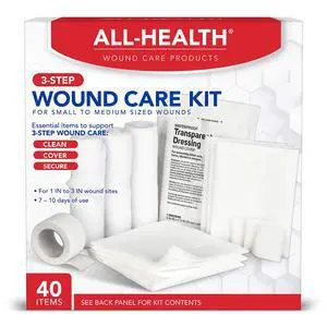 Wound Care Kit & First Aid Kit, Everyday Essentials, 40 Pieces | For Small to Medium Sized Wounds, Professional Use for Car, Home, Camping, Hiking and More. Wound Care Kit & First Aid Kit, Everyday Essentials, 40 Pieces | For Small to Medium Sized Wounds, Professional Use for Car, Home, Camping, Hiking and More.
