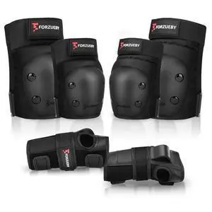 Adult&Kids Knee Pads Elbow Pads Wrist Guards 6 in 1 Protective Gear Set | For Inline Skating, Roller Skate, Skateboarding, Scooter, BMX cycling Sports, shock absorb protective gear. Adult&Kids Knee Pads Elbow Pads Wrist Guards 6 in 1 Protective Gear Set | For Inline Skating, Roller Skate, Skateboarding, Scooter, BMX cycling Sports, shock absorb protective gear.