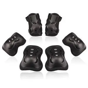 Kids/Youth Knee Pad Elbow Pads Guards Protective Gear Set for Roller Skates Cycling BMX Bike Skateboard Inline Skatings Scooter Riding Sports (Black, Small (3-8 Years)) Kids/Youth Knee Pad Elbow Pads Guards Protective Gear Set for Roller Skates Cycling BMX Bike Skateboard Inline Skatings Scooter Riding Sports (Black, Small (3-8 Years))