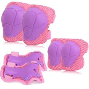 Kids Protective Gear, Knee Pads Elbow Pads with Wrist Guards for Roller Skating Cycling Skateboard Bike Scooter Rollerblade Safety Gear for Kids 2-7 Years Old Kids Protective Gear, Knee Pads Elbow Pads with Wrist Guards for Roller Skating Cycling Skateboard Bike Scooter Rollerblade Safety Gear for Kids 2-7 Years Old