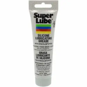 92003 Silicone Lubricating Grease with PTFE, 3 oz Tube, Translucent White 92003 Silicone Lubricating Grease with PTFE, 3 oz Tube, Translucent White