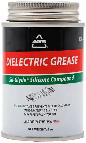 Dielectric Grease for Electrical Connectors 4oz Silicone Grease for Spark Plugs, Battery Terminals, Wiring & Connectors, Made in USA Since 1931, Brush-Top Can for Precise, Mess-Free Application Dielectric Grease for Electrical Connectors 4oz Silicone Grease for Spark Plugs, Battery Terminals, Wiring & Connectors, Made in USA Since 1931, Brush-Top Can for Precise, Mess-Free Application
