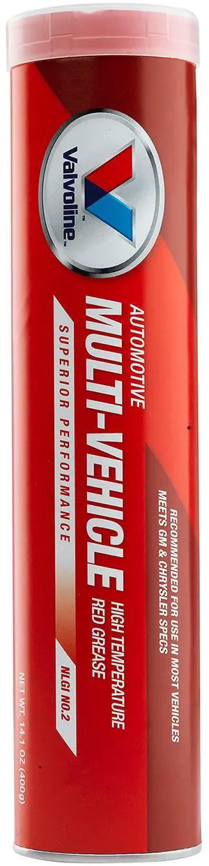 Multi-Vehicle High Temperature Red Grease 14.1 OZ Cartridge Multi-Vehicle High Temperature Red Grease 14.1 OZ Cartridge