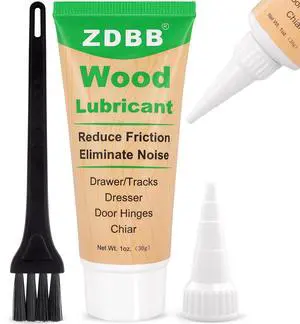 Wood Drawer Wax Lubricant Paste Door Lubricant Drawer Slide Grease | Wear-Resistant Eliminate Sticking Noise Loosen Wood Furniture, Window Track, Sliding Glass Doors, Hinges, 1 oz 1-Pack Wood Drawer Wax Lubricant Paste Door Lubricant Drawer Slide Grease | Wear-Resistant Eliminate Sticking Noise Loosen Wood Furniture, Window Track, Sliding Glass Doors, Hinges, 1 oz 1-Pack