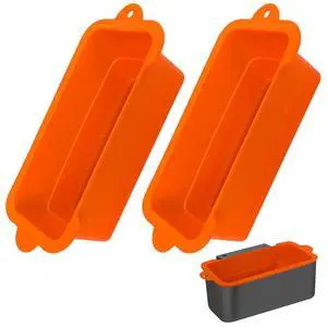 Silicone Grease Cup Liners for Black-Stone 36 28 22 17 Inch Griddle | 2 Pack Reusable Drip Pans Grill Catchers Black-stone Griddle Accessories, Orange Silicone Grease Cup Liners for Black-Stone 36 28 22 17 Inch Griddle | 2 Pack Reusable Drip Pans Grill Catchers Black-stone Griddle Accessories, Orange