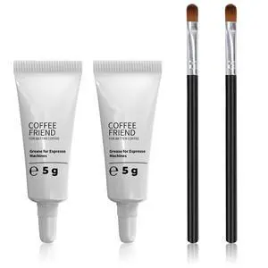 Espresso Machine Grease, Silicone Grease-Coffee machine lubricant 5g Tube fit all Sa eco, Ph illips and Gag gia Expresso Machines, Maintenance Kit for the Care and Maintenance (White2PC) Espresso Machine Grease, Silicone Grease-Coffee machine lubricant 5g Tube fit all Sa eco, Ph illips and Gag gia Expresso Machines, Maintenance Kit for the Care and Maintenance (White2PC)