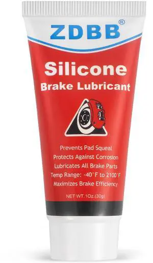 Brake Grease Lubricant Silicone Brake Caliper Grease Guide Pin Lube | High Temperature Brake Pad Lube, Waterproof, Safe for Rubber O-Rings Automotive Grease for Quiet & Smooth Braking 1oz 1-Pack Brake Grease Lubricant Silicone Brake Caliper Grease Guide Pin Lube | High Temperature Brake Pad Lube, Waterproof, Safe for Rubber O-Rings Automotive Grease for Quiet & Smooth Braking 1oz 1-Pack