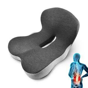 Memory Foam L-Shaped Integrated Seat Cushions, Butt Pillow with Back Support, Ergonomic Cushions with Lumbar Support, Office Chair Seat Cushion for Lower Back Tailbone Protection Memory Foam L-Shaped Integrated Seat Cushions, Butt Pillow with Back Support, Ergonomic Cushions with Lumbar Support, Office Chair Seat Cushion for Lower Back Tailbone Protection