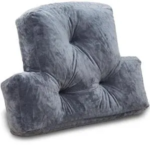 Back Pillow for Chair, Memory Foam Lumbar Pillow for Back Support, Back Rest Cushion for Office, Sofa, Couch Sitting, Recliner, Bed and Lower Back Pain (Grey) Back Pillow for Chair, Memory Foam Lumbar Pillow for Back Support, Back Rest Cushion for Office, Sofa, Couch Sitting, Recliner, Bed and Lower Back Pain (Grey)