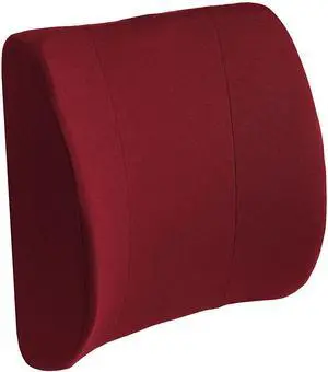 Lumbar Support Pillow for Chair to Assist with Back Support with Removable Washable Cover to Ease Lower Back Pain while Improving Posture, 14 x 13 x 5, Contoured Foam, Premium,Burgundy Lumbar Support Pillow for Chair to Assist with Back Support with Removable Washable Cover to Ease Lower Back Pain while Improving Posture, 14 x 13 x 5, Contoured Foam, Premium,Burgundy