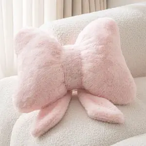 Bow Pillow Throw Pillows Butterfly Shaped Decorative Cute Pillows for Bed Sofa Cute Home Decor,Pink 10 * 8inch Bow Pillow Throw Pillows Butterfly Shaped Decorative Cute Pillows for Bed Sofa Cute Home Decor,Pink 10 * 8inch