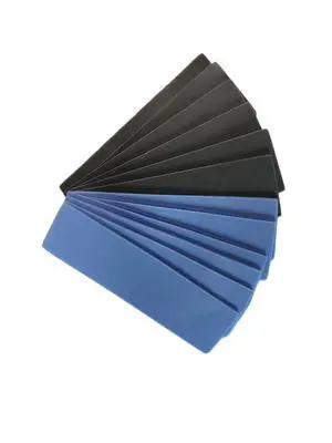12-Pack High Performace Thermal Pad, 70 x 20 x 1.0 mm Stackable Cuttable 6.0 W/m K Thermal Conductivity Gap Filler for M.2 NVMe SSD GPU IC Components Cooling - Blue & Gray 12-Pack High Performace Thermal Pad, 70 x 20 x 1.0 mm Stackable Cuttable 6.0 W/m K Thermal Conductivity Gap Filler for M.2 NVMe SSD GPU IC Components Cooling - Blue & Gray