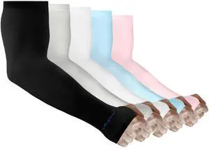 Arm Sleeves for Men Women, Sun Sleeves UV Protection Cooling Sports | Compression,Tattoo Sleeve Cover, Thumb Hole Design,Tattoo Cover Up, UPF 50+, Versatile Use for Basketball Football Volleyball Arm Sleeves for Men Women, Sun Sleeves UV Protection Cooling Sports | Compression,Tattoo Sleeve Cover, Thumb Hole Design,Tattoo Cover Up, UPF 50+, Versatile Use for Basketball Football Volleyball