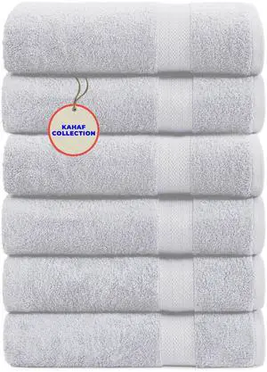 100% Cotton Bath Towel Set, White 24x48 Pack of 6 Towels, Quick Dry, Highly Absorbent, Soft Feel Towel, Gym, Spa, Bathroom, Shower, Pool, Luxury Soft Towels Light-Weight 100% Cotton Bath Towel Set, White 24x48 Pack of 6 Towels, Quick Dry, Highly Absorbent, Soft Feel Towel, Gym, Spa, Bathroom, Shower, Pool, Luxury Soft Towels Light-Weight