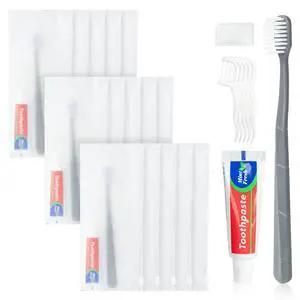 Toothbrush and Toothpaste Set,Bulk Travel Toothbrush Kit (15-Pack) | Bulk Hygiene Kit With Floss Picks, Toothbrush Cover, Individually Packaged, Suitable For Travel, Home, And Hotels Toothbrush and Toothpaste Set,Bulk Travel Toothbrush Kit (15-Pack) | Bulk Hygiene Kit With Floss Picks, Toothbrush Cover, Individually Packaged, Suitable For Travel, Home, And Hotels