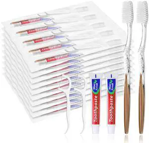 10pcs Disposable Toothbrushes with Toothpaste Floss Individually Wrapped, Disposable Toothbrush Bulk, 10g Toothpaste, Dental Floss Pick, Bulk Toothbrush Kit for Homeless,Airbnb,Hotel,Guest 10pcs Disposable Toothbrushes with Toothpaste Floss Individually Wrapped, Disposable Toothbrush Bulk, 10g Toothpaste, Dental Floss Pick, Bulk Toothbrush Kit for Homeless,Airbnb,Hotel,Guest
