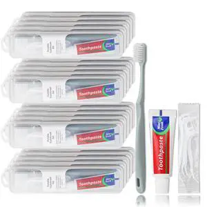 Toothbrush Travel kit, Portable Toothbrush kit (10-Pack) | Comes with travel toothbrushes, 25g travel toothpaste, 5 floss picks, travel toothbrush holder, suitable for travel, hotels Toothbrush Travel kit, Portable Toothbrush kit (10-Pack) | Comes with travel toothbrushes, 25g travel toothpaste, 5 floss picks, travel toothbrush holder, suitable for travel, hotels