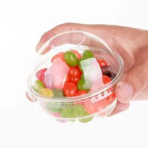 3.5oz-30sets Clear Plastic Cups for Ice Cream, Snack Bowl with Dome lids No Hole 3.5oz-30sets Clear Plastic Cups for Ice Cream, Snack Bowl with Dome lids No Hole