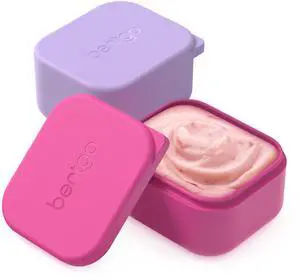 Sidekicks 2-Pack Silicone Container Set - Dipping Sauce Cups for Condiments & Small Snacks, Reusable, Durable, & Leak-Proof Liquid Storage, Salad Dressing Container - 2.6 oz (Lavender & Pink) Sidekicks 2-Pack Silicone Container Set - Dipping Sauce Cups for Condiments & Small Snacks, Reusable, Durable, & Leak-Proof Liquid Storage, Salad Dressing Container - 2.6 oz (Lavender & Pink)