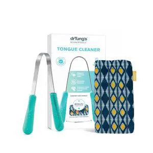 Stainless Steel Tongue Scraper - Adults & Kids - 1 Pack | Metal Tongue Scraper & Cleaner, Freshens Breath, Oral Hygiene Care, Comfort Grip Handle, Travel Case Stainless Steel Tongue Scraper - Adults & Kids - 1 Pack | Metal Tongue Scraper & Cleaner, Freshens Breath, Oral Hygiene Care, Comfort Grip Handle, Travel Case