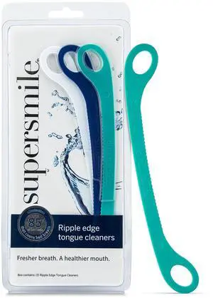 Ripple Edge Tongue Cleaner, Reusable Scraper, 3-Pack | Removes Bacteria for Fresher Breath, Ergonomic Adult Design, Dishwasher Safe, BPA-Free, Daily Morning Routine Ripple Edge Tongue Cleaner, Reusable Scraper, 3-Pack | Removes Bacteria for Fresher Breath, Ergonomic Adult Design, Dishwasher Safe, BPA-Free, Daily Morning Routine