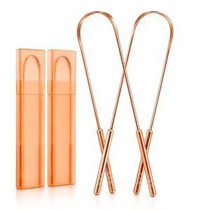 Pure Copper Tongue Scraper for Fresh Breath & Oral Pure Copper Tongue Scraper for Fresh Breath & Oral
