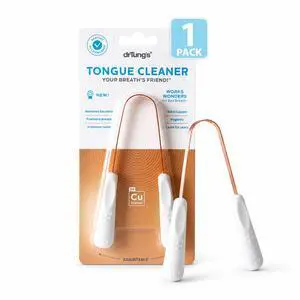 Copper Tongue Scraper - Adults & Kids, Solid Copper - 1 Pack | Metal Tongue Scraper & Cleaner, Freshens Breath, Oral Health & Hygiene Care, Comfort Grip Handle Copper Tongue Scraper - Adults & Kids, Solid Copper - 1 Pack | Metal Tongue Scraper & Cleaner, Freshens Breath, Oral Health & Hygiene Care, Comfort Grip Handle