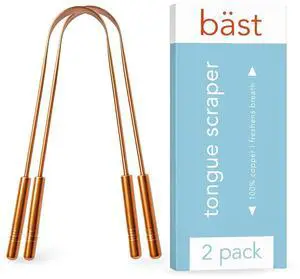 Tongue Scraper 100% Copper (2 Pack) Premium Tongue Cleaner Improve Oral Health Ayurvedic Cleaning Tool Tongue Scraper 100% Copper (2 Pack) Premium Tongue Cleaner Improve Oral Health Ayurvedic Cleaning Tool