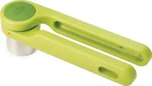 Helix Garlic Press Mincer Ergonomic Twist-Action Hand Juicer, Stainless Steel Helix Garlic Press Mincer Ergonomic Twist-Action Hand Juicer, Stainless Steel