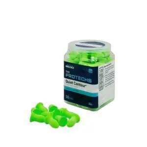 Protechs Quiet Contour Foam Ear Plugs, NRR 33, 50 Pair, Green | Reusable Foam Ear Plugs for Sleeping, Snoring, Loud Noise, Traveling, Concerts, Construction, Studying, Work & Shooting Protechs Quiet Contour Foam Ear Plugs, NRR 33, 50 Pair, Green | Reusable Foam Ear Plugs for Sleeping, Snoring, Loud Noise, Traveling, Concerts, Construction, Studying, Work & Shooting