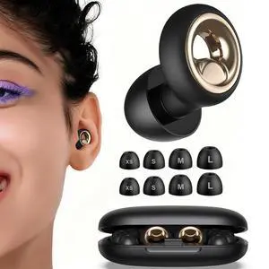 Ear Plugs for Sleeping Noise Cancelling, Reusable Silicone Ear Plugs with 8 Ear Tips, Soft Hearing Protection for Sleep, Snoring, Concerts, Travel, Work, Study & Shooting(Dark Phantom) Ear Plugs for Sleeping Noise Cancelling, Reusable Silicone Ear Plugs with 8 Ear Tips, Soft Hearing Protection for Sleep, Snoring, Concerts, Travel, Work, Study & Shooting(Dark Phantom)