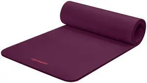 Solana 1/2" Thick Yoga Mat Non Slip Exercise Mat w/Strap Solana 1/2" Thick Yoga Mat Non Slip Exercise Mat w/Strap