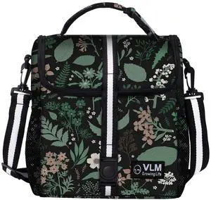 Lunch Box for Women, Insulated Lunch Bag Women with Adjustable Shoulder Strap, Cute Lunch Tote Bag for Work,Picnic,Camping Lunch Box for Women, Insulated Lunch Bag Women with Adjustable Shoulder Strap, Cute Lunch Tote Bag for Work,Picnic,Camping