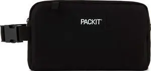 Freezable Snack Box, Black | Built-in ice packs, EcoFreeze+ Technology, Mini cooler, Office snacks, Small lunches, Buckle handle, Collapsible, Reusable Freezable Snack Box, Black | Built-in ice packs, EcoFreeze+ Technology, Mini cooler, Office snacks, Small lunches, Buckle handle, Collapsible, Reusable