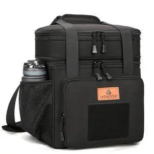 Expandable Lunch Box for Men Durable Leakproof Insulated Lunch Bag 24Cans | Double Deck Soft Cooler Bag Waterproof Heavy Duty Oxford, Removable Adjustable Shoulder Straps 8hr Cold for Work Expandable Lunch Box for Men Durable Leakproof Insulated Lunch Bag 24Cans | Double Deck Soft Cooler Bag Waterproof Heavy Duty Oxford, Removable Adjustable Shoulder Straps 8hr Cold for Work