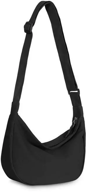 Crossbody Crescent Bag for Women Men, Crescent Bag with Adjustable Strap. | Crescent Bag with 2 Zippers Lightweight & 2 Inner Pockets & 1 Inner Zipper Pocket. Crossbody Crescent Bag for Women Men, Crescent Bag with Adjustable Strap. | Crescent Bag with 2 Zippers Lightweight & 2 Inner Pockets & 1 Inner Zipper Pocket.