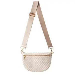 Woven Crossbody Bag for Women, Vegan Leather Bum Bag Sling Purse with Adjustable Strap for Travel, Festivals, Everyday Woven Crossbody Bag for Women, Vegan Leather Bum Bag Sling Purse with Adjustable Strap for Travel, Festivals, Everyday